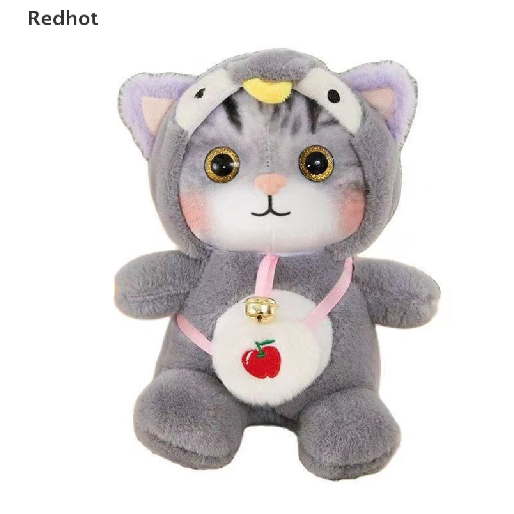 Búp Bê Nhồi Bông Hình Chú Mèo Dễ Thương 25cm