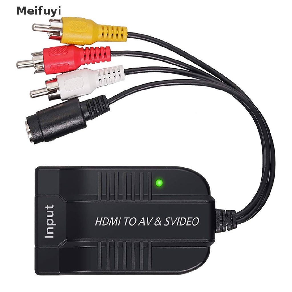 Bộ Chuyển Đổi Nguồn Điện AV S-Video Sang Hdmi 1080p DC