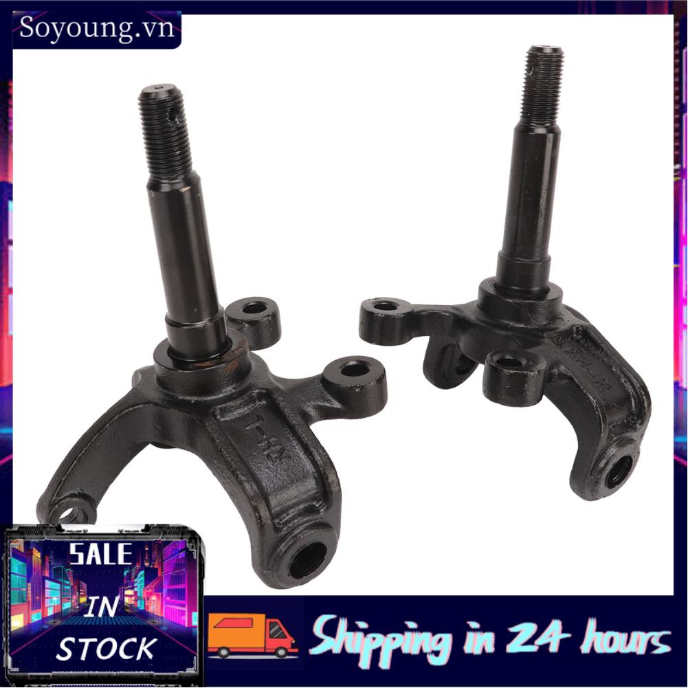 Soyoung Wheel Stub Axle Strut  Anti Deformation Durable High Hardness Steering Knuckle Spindle 2 Pcs for 110cc 150cc 200cc 250cc ATV