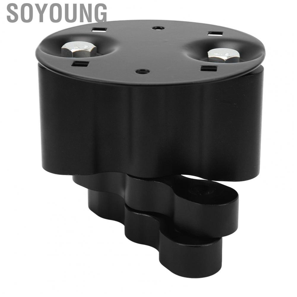 Soyoung Gas Can Mount  Strong Strength Compact Structure Black Electrophoretic Coating Gasoline Pack RX DLX PM for Motorcycle