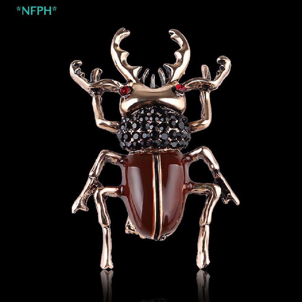 Ghim Cài Áo Hình Chú Ong Tráng Men Đính Đá Pha Lê Mới