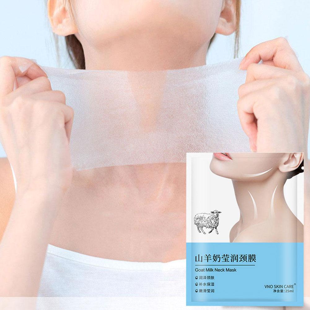 Mặt Nạ Cổ Collagen Sữa Dê Dưỡng Ẩm Làm Săn Chắc Trẻ Hóa Da Chống Nếp Nhăn