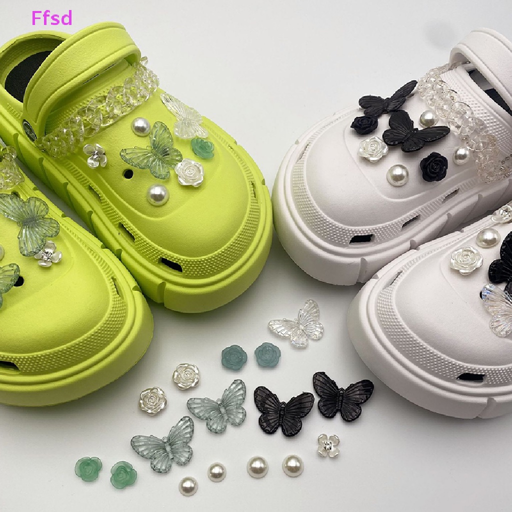 {Ffsd} Phụ Kiện Khóa Giày Diy Phong Cách Baroque Nổ Cài Bật * Bán Chạy