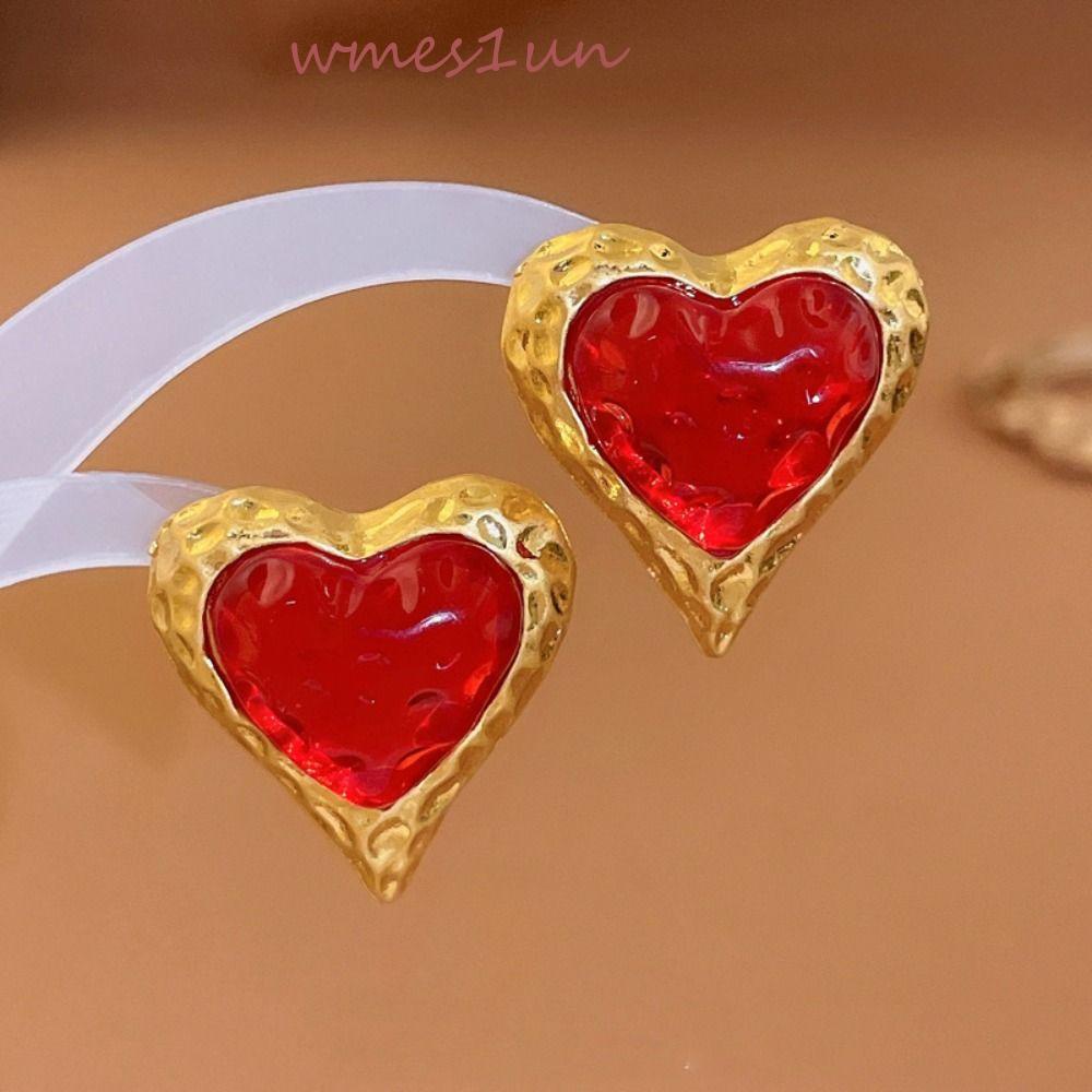 Dây Chuyền Nữ Mặt Trái Tim WMES15H Sang Trọng|Phụ Kiện Đầm Lấp Lánh Xinh Xắn Chất Lượng|Vòng Cổ Choker Thời Trang Cá Tính