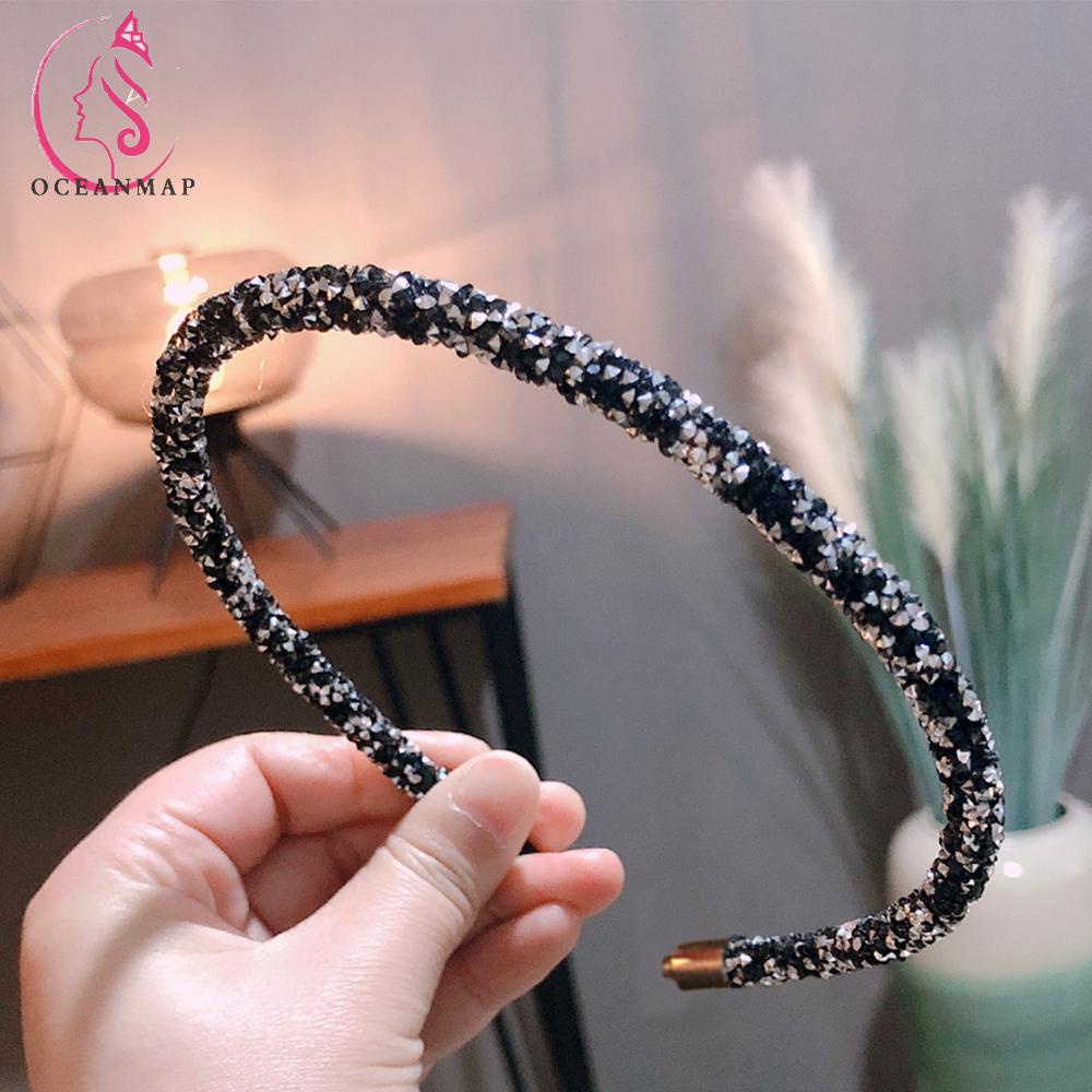 Băng Đô Thun Đính Hạt Lấp Lánh Thời Trang Cho Nữ