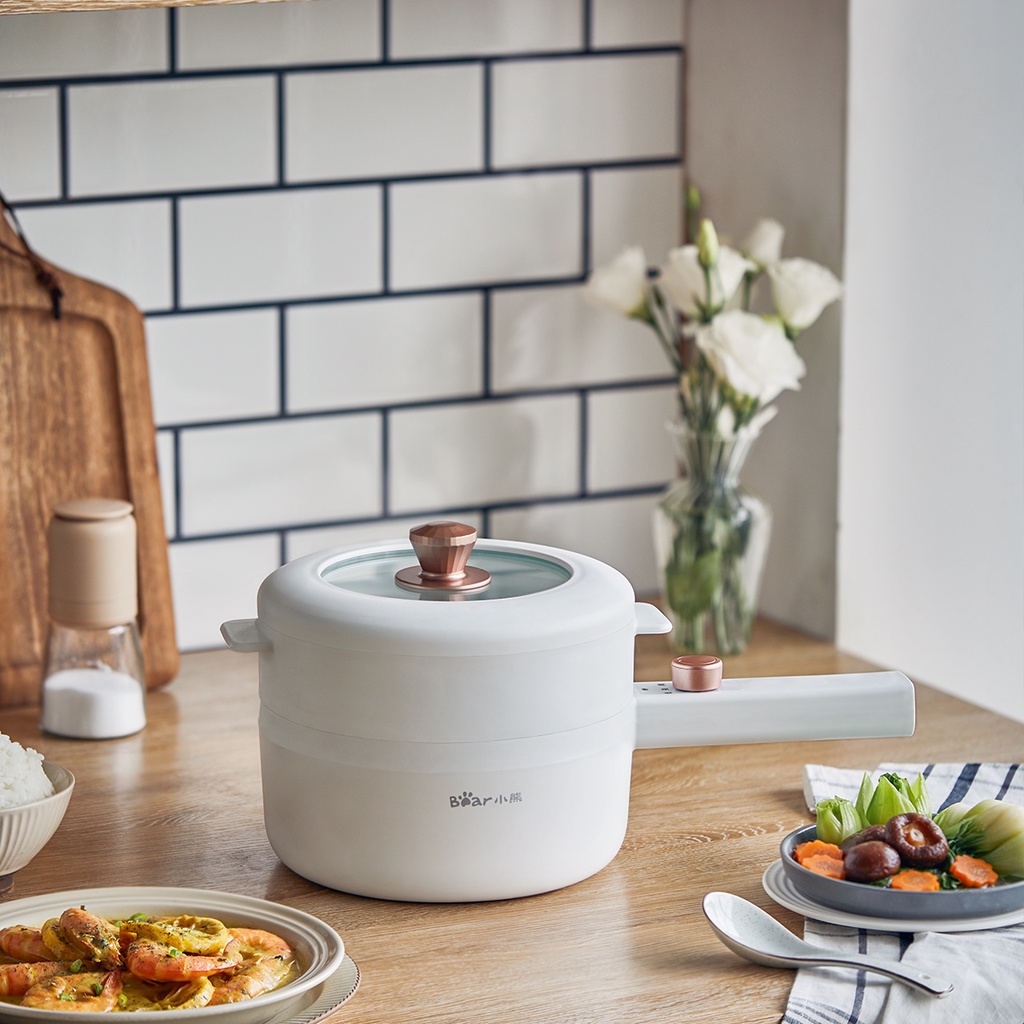 Nồi điện đa năng 1.6L Bear DRG-P16M2  - Chính hãng - Bảo hành 18 tháng