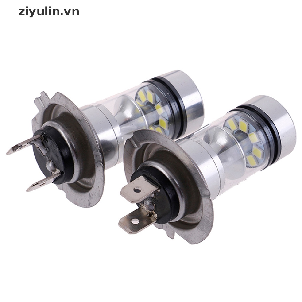 2 Đèn Pha Ô Tô Bóng LED H7 120W 24000LM 6000K