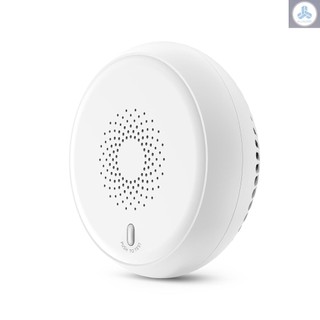 ZigBee Smoke Sensor Wireless Fire Alarm Automatic Intelligent Household Alarm Sensor White RSH-ZigBee-SS01
