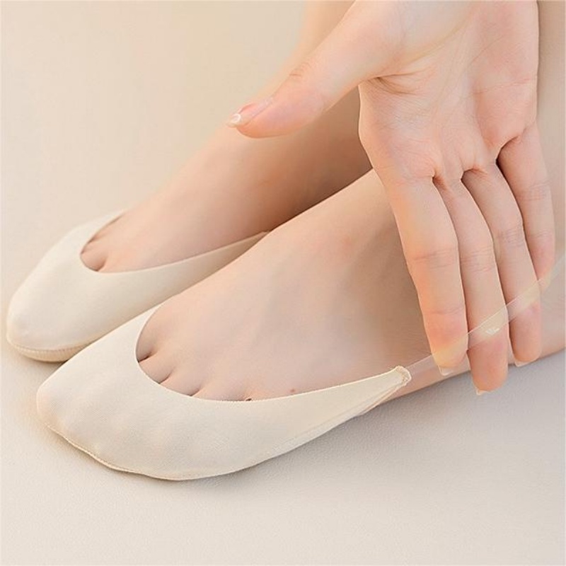 Vớ Lụa Vô Hình Chống Trượt Không Rơi Thời Trang Mùa Hè Cho Nữ