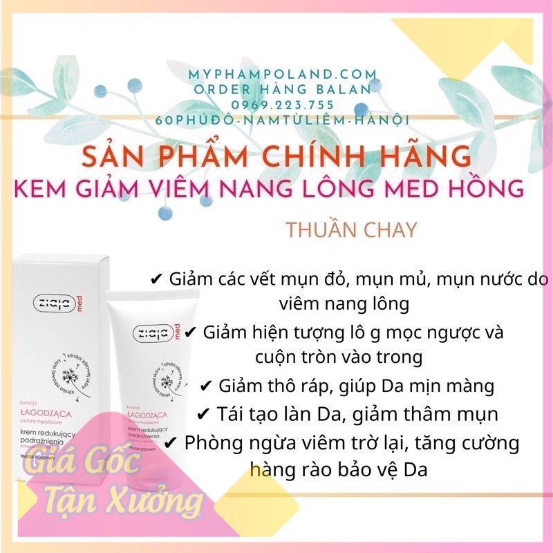 Kem Giảm Viêm Nang Lông