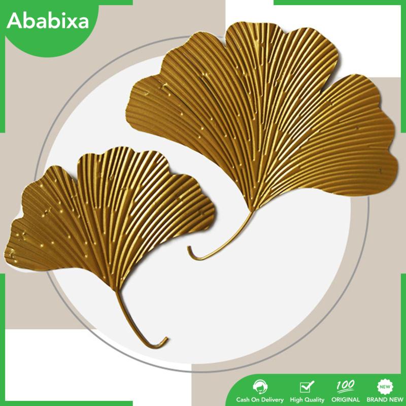 Lá Ginkgo Bằng Sắt Treo Tường Trang Trí Phòng Khách / Nhà Hàng / Khách Sạn