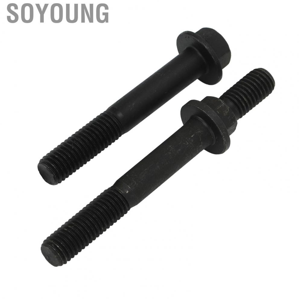 Soyoung 3944593  High Hardness Exhaust Tube Bolts Studs Set Reliable Stable Performance 12PCS for Cummins 5.9L 6.7L