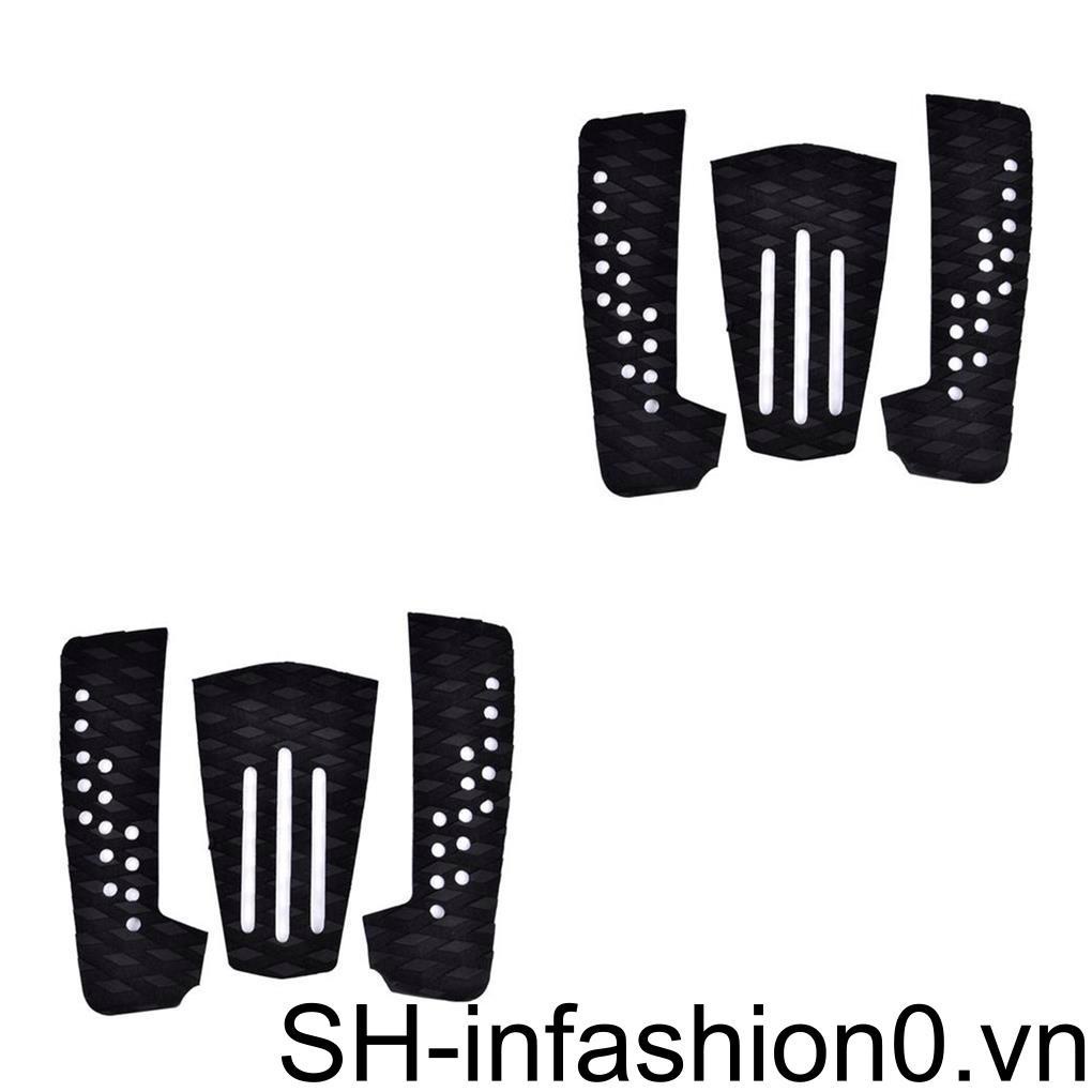 Set 1 / 2 Tấm Đệm Chân Chống Trượt 3 Dải Gắn Ván Lướt Sóng