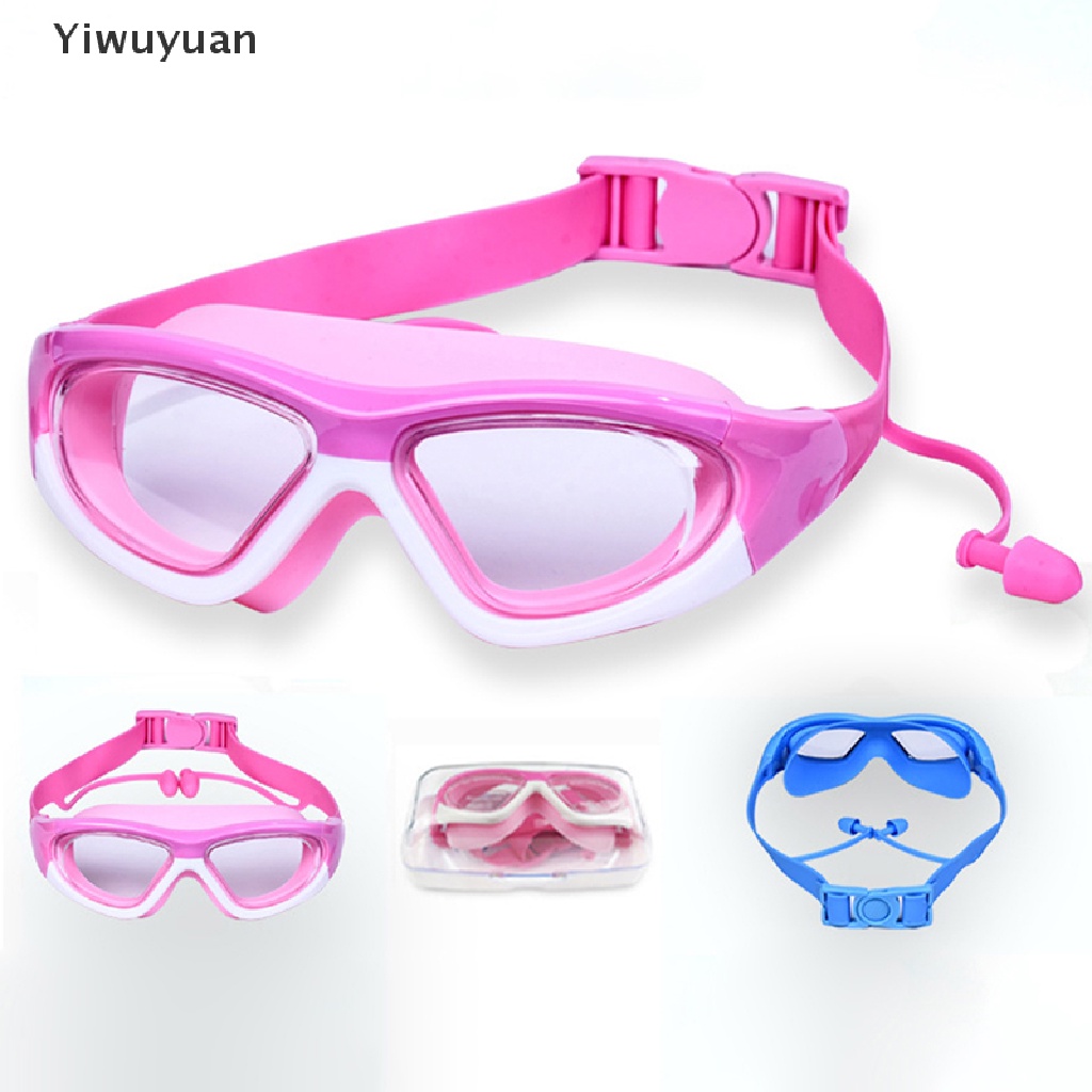 Kính Bơi Chống Tia UV Tầm Nhìn Rộng 3-14 Tuổi Cho Bé