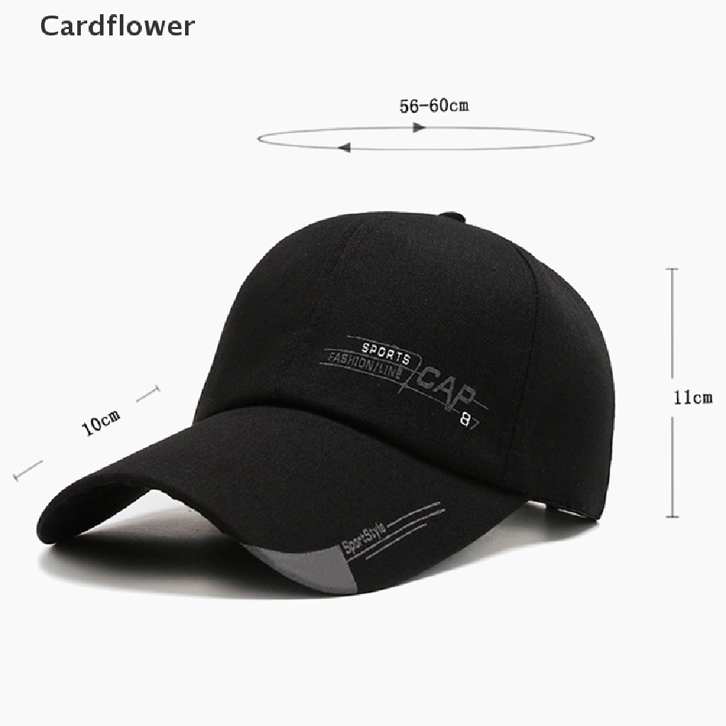 < Cardflower > Mới Mũ Lưỡi Trai In Chữ Dad Phong Cách Hip Hop Có Thể Điều Chỉnh Cho Nam Và Nữ