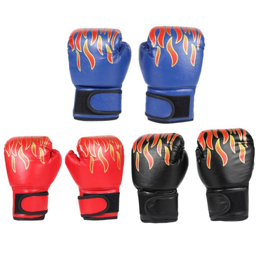 Găng Tay Đấm Bốc Và Sparring Lửa Đỏ Mới - Hoàn Hảo Cho Thanh Thiếu Niên & Trẻ Em!