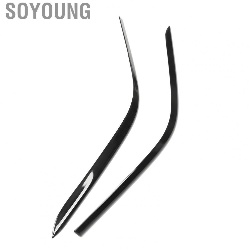 Soyoung Front Fog Light Trim  Scratch Resistant Bumper Lamp Cover Protective Easy Installation Stylish Design for CR-V 2023 Onwards