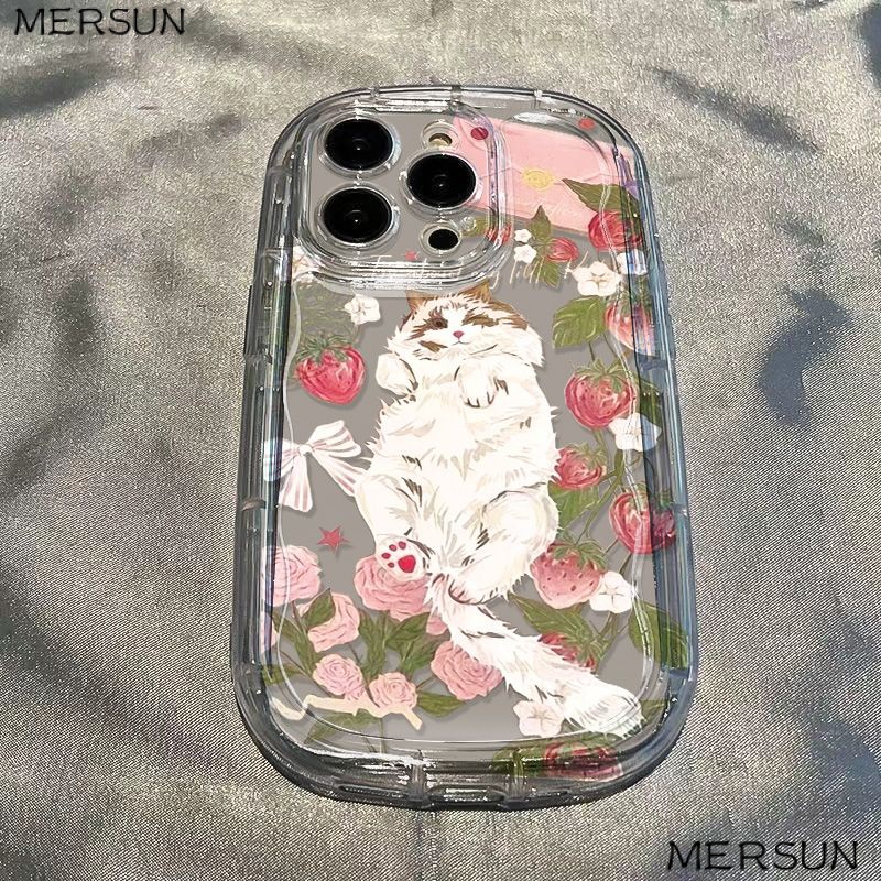 ✅Ốp Điện Thoại Mềm Trong Suốt Chống Sốc In Hình Mèo Cho Iphone 12 14 / xs7 promax13 11 / xr8p / LCGT