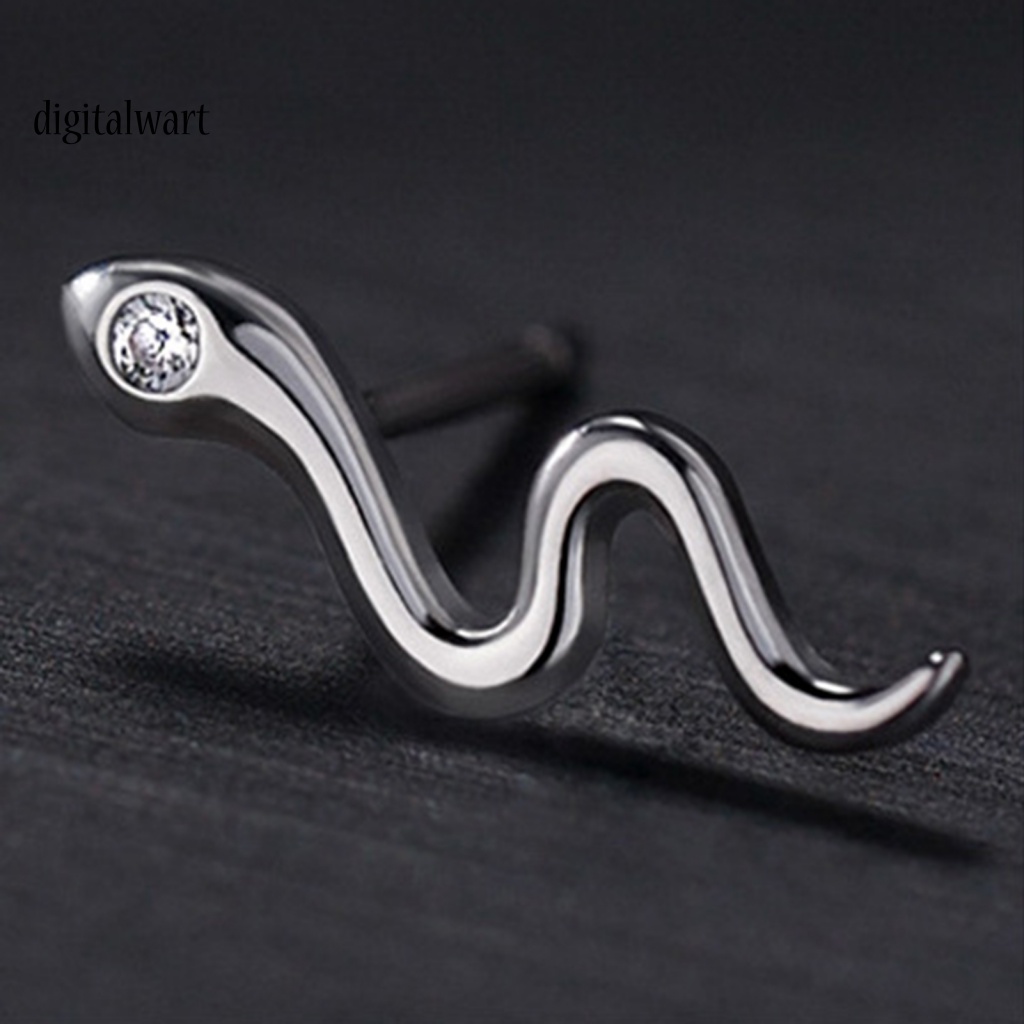 Kỹ Thuật Số| 1 Đôi Bông Tai Hình Học Dát Đá Zircon Lấp Lánh Thời Trang Cho Nữ