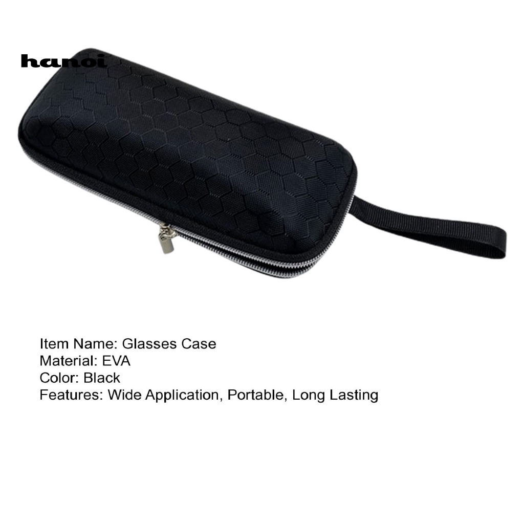 Hộp Đựng Kính Mát Có Khóa Kéo Chống Tác Động Thời Trang