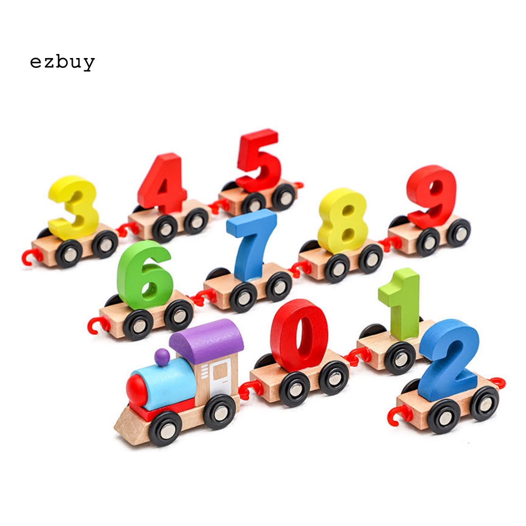 Đồ Chơi Xe Lửa Bằng Gỗ Họa Tiết Hoạt Hình Có Thể Tháo Rời Giáo Dục Cho Bé