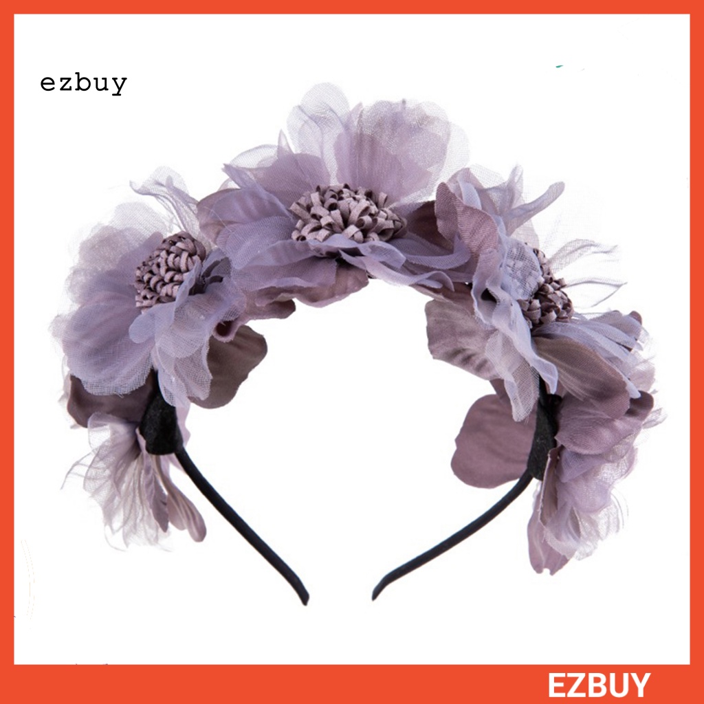 Băng Đô Hoa Co Giãn Xinh Xắn Cho Bé Gái