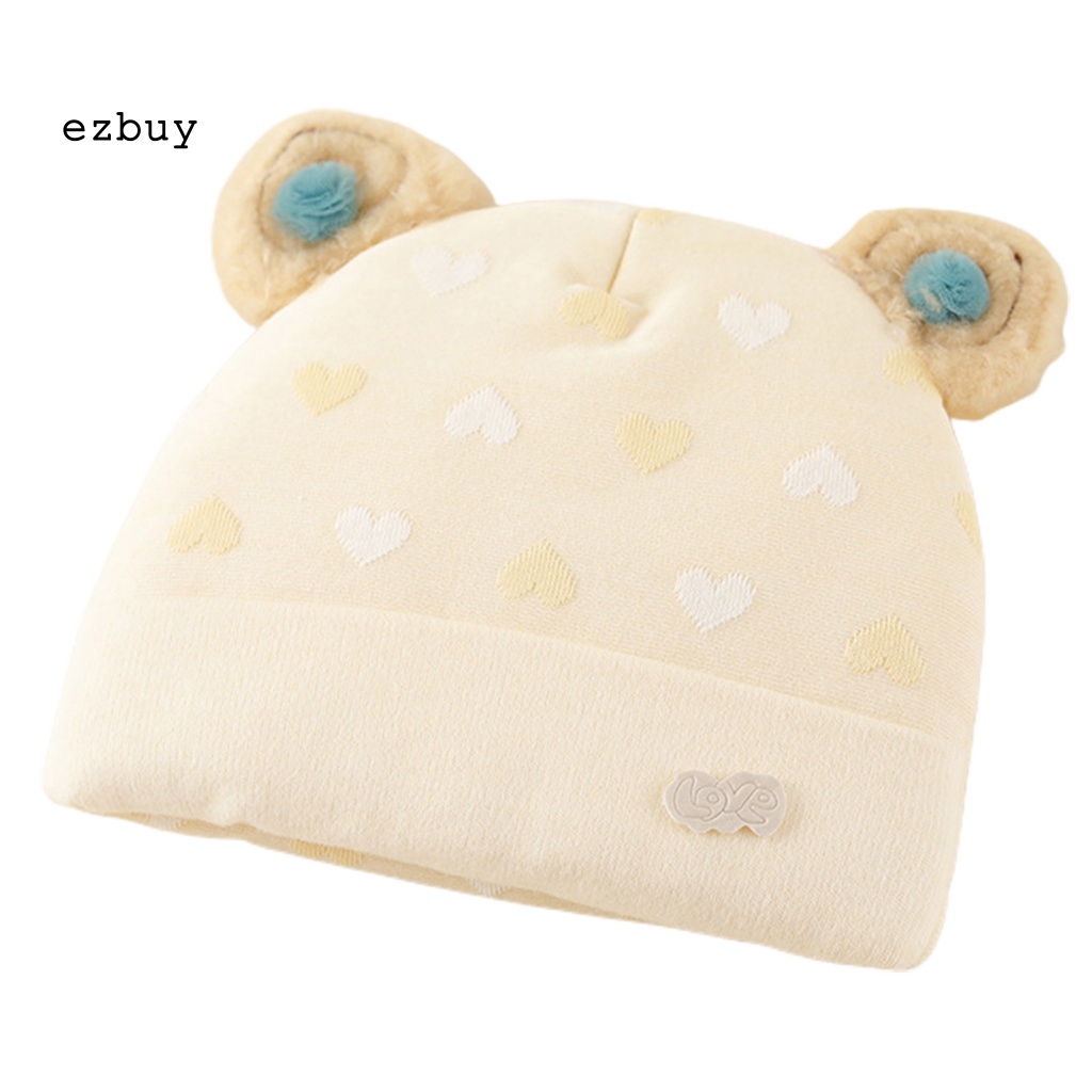 Mũ Cotton Dày Dặn Giữ Ấm Hình Hoạt Hình Cho Bé