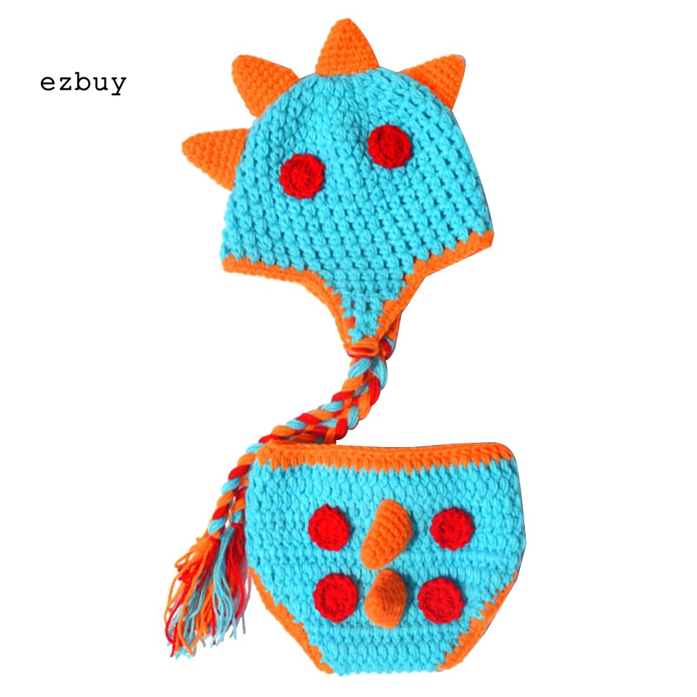 Quần Lót Dệt Kim Hình Khủng Long Hoạt Hình Dùng Chụp Ảnh Cho Bé Sơ Sinh