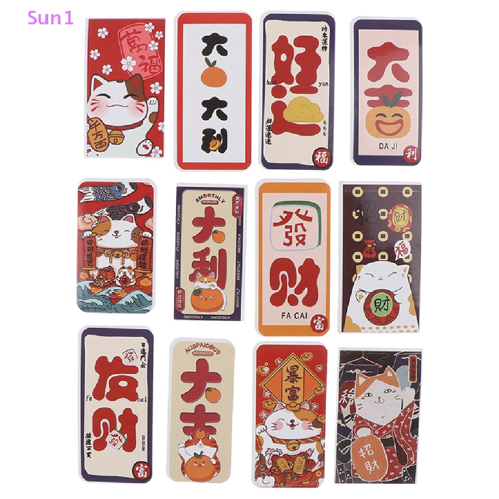 Set 50 Miếng Dán Hình Mèo May Mắn Graffiti Trang Trí Vali Laptop Xe Đạp