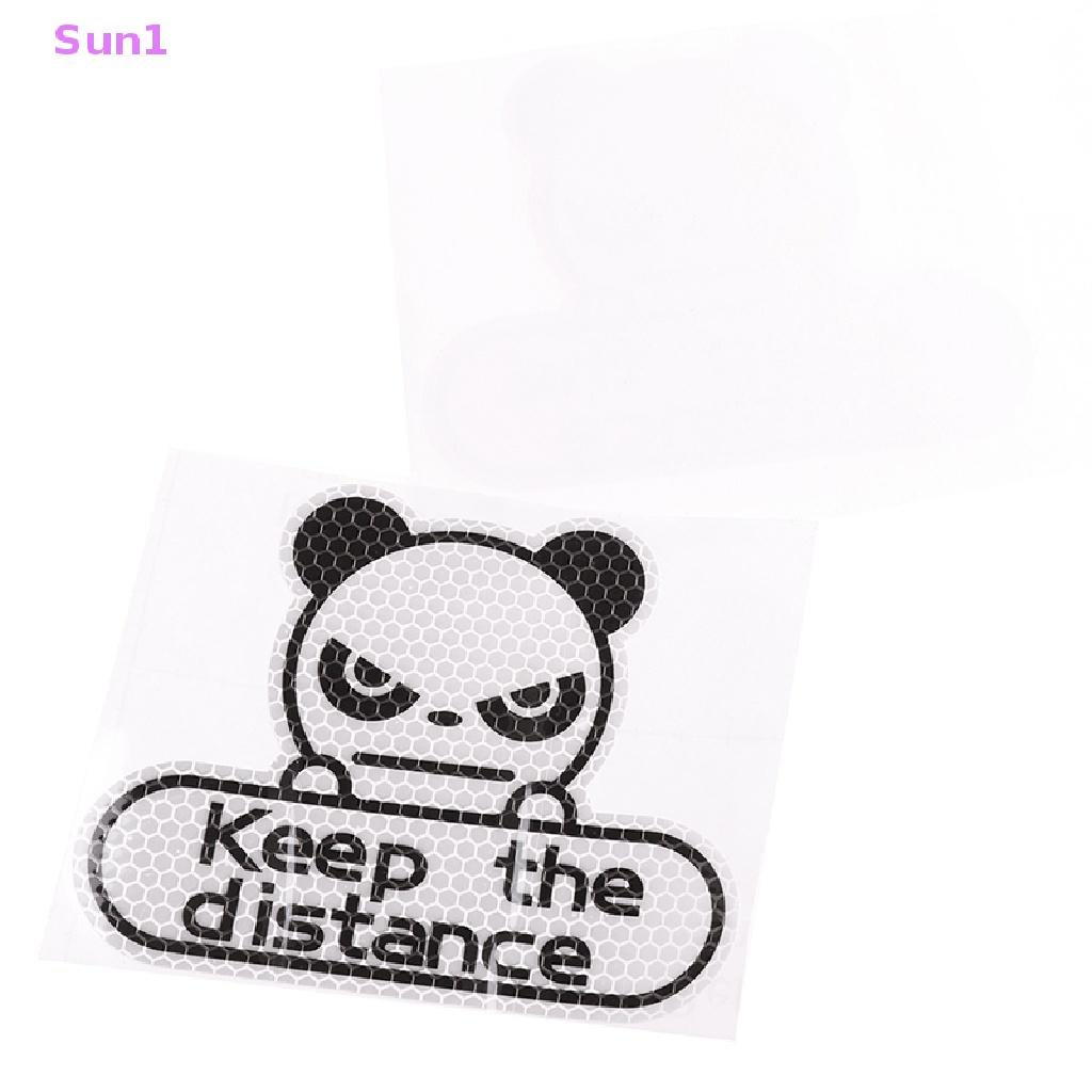 Miếng Dán Phản Quang Hình Gấu Trúc Cho Xe Hơi Sun1 > Keep Distance >