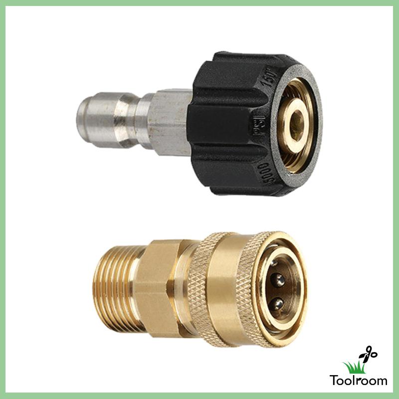 Đầu Nối Chuyển Đổi Áp Suất M22 Sang 1 / 4 '' Chuyên Dụng Cho Vòi Rửa Xe