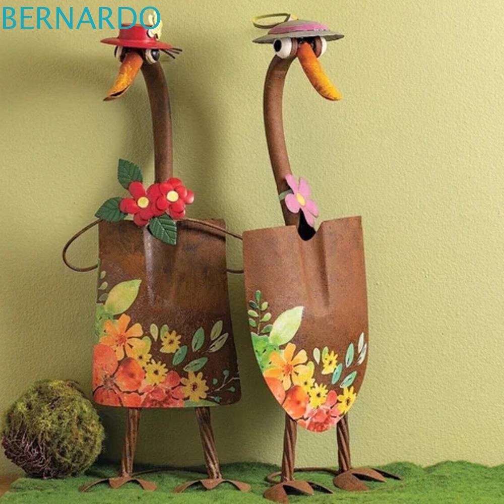 Mô Hình Vịt Bằng Kim Loại Dùng Trang Trí Sân Vườn