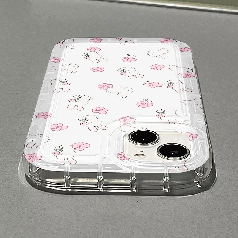 Ốp Điện Thoại Silicon TPU Mềm Trong Suốt In Họa Tiết Dễ Thương Cho IPhone 14 12 13 Pro Max 11 XS XR X 8 + 7 Plus