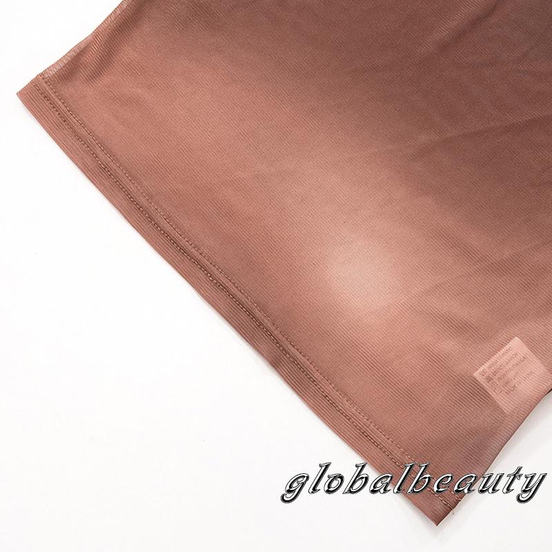 Áo Crop Top Tay Dài Cổ Tròn In Màu Nhuộm Phối Lưới Thời Trang Cho Bạn Gái