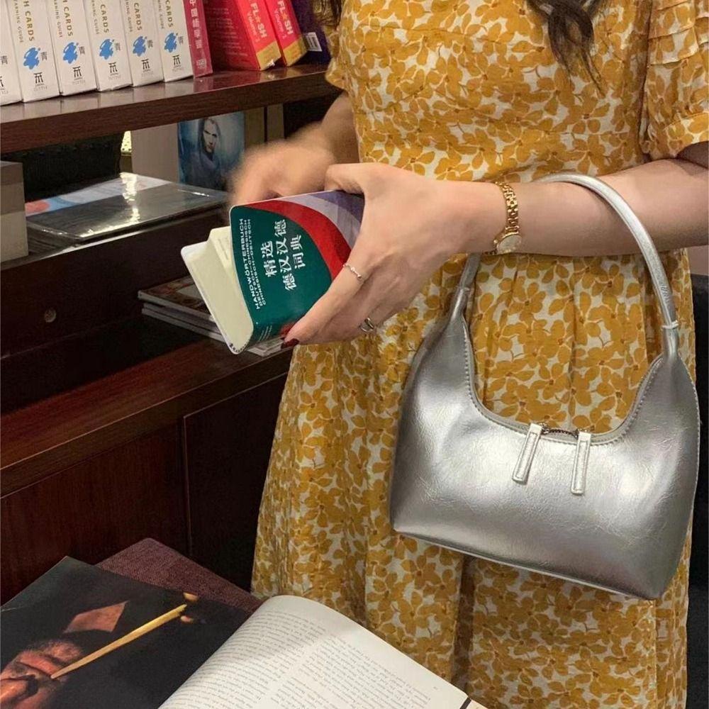 DYRUIDOJ Túi Xách Nữ Da PU Thời Trang Hình Trăng Lưỡi Liềm