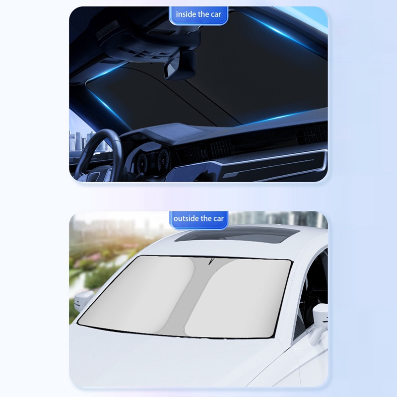 Tấm Che Nắng Cách Nhiệt Gắn Kính Chắn Gió Phía Trước Xe Hơi