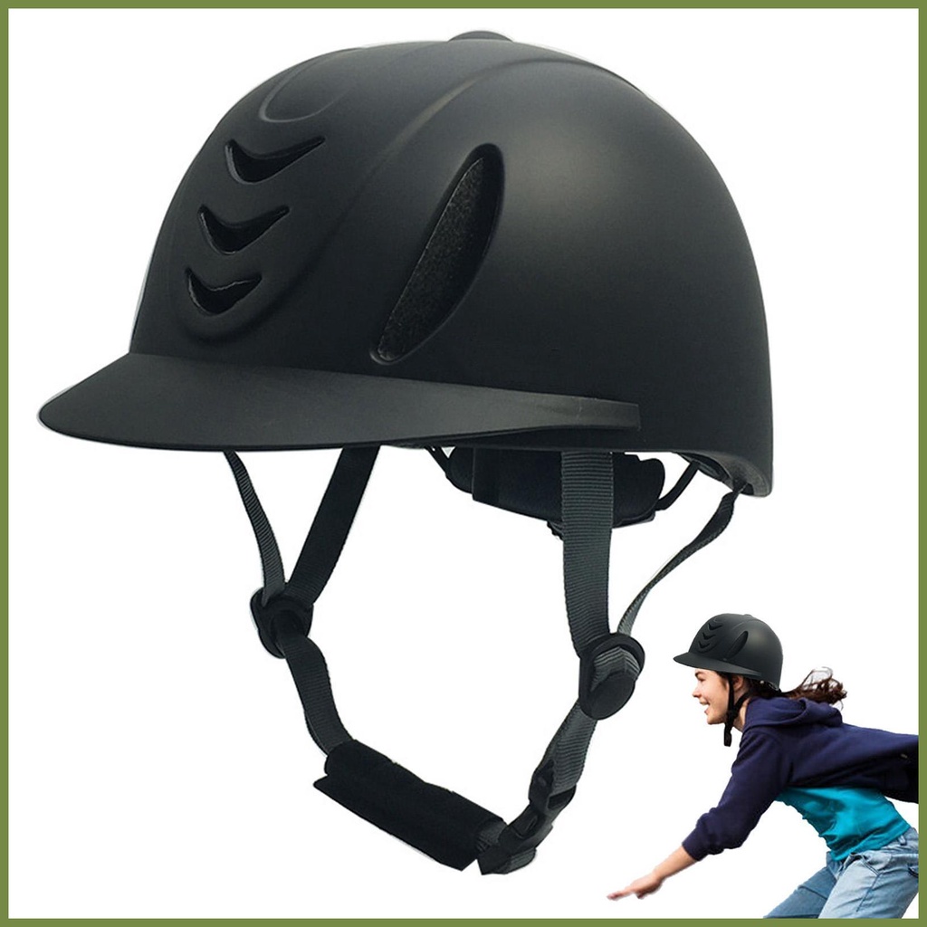 Mũ Bảo Hiểm Cưỡi Ngựa Có Lỗ Thông Gió Equestrian Dây Có Thể Điều Chỉnh Thông Gió Chống Mồ Hôi kouvn