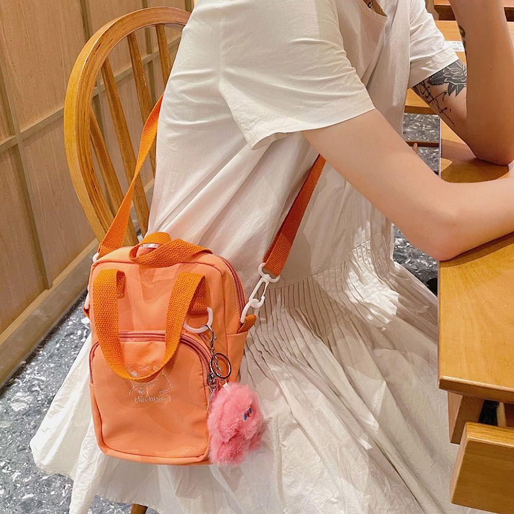 Túi Đeo Chéo Vải Nhung Hai Mặt 20CM Kiểu Dáng Đáng Yêu