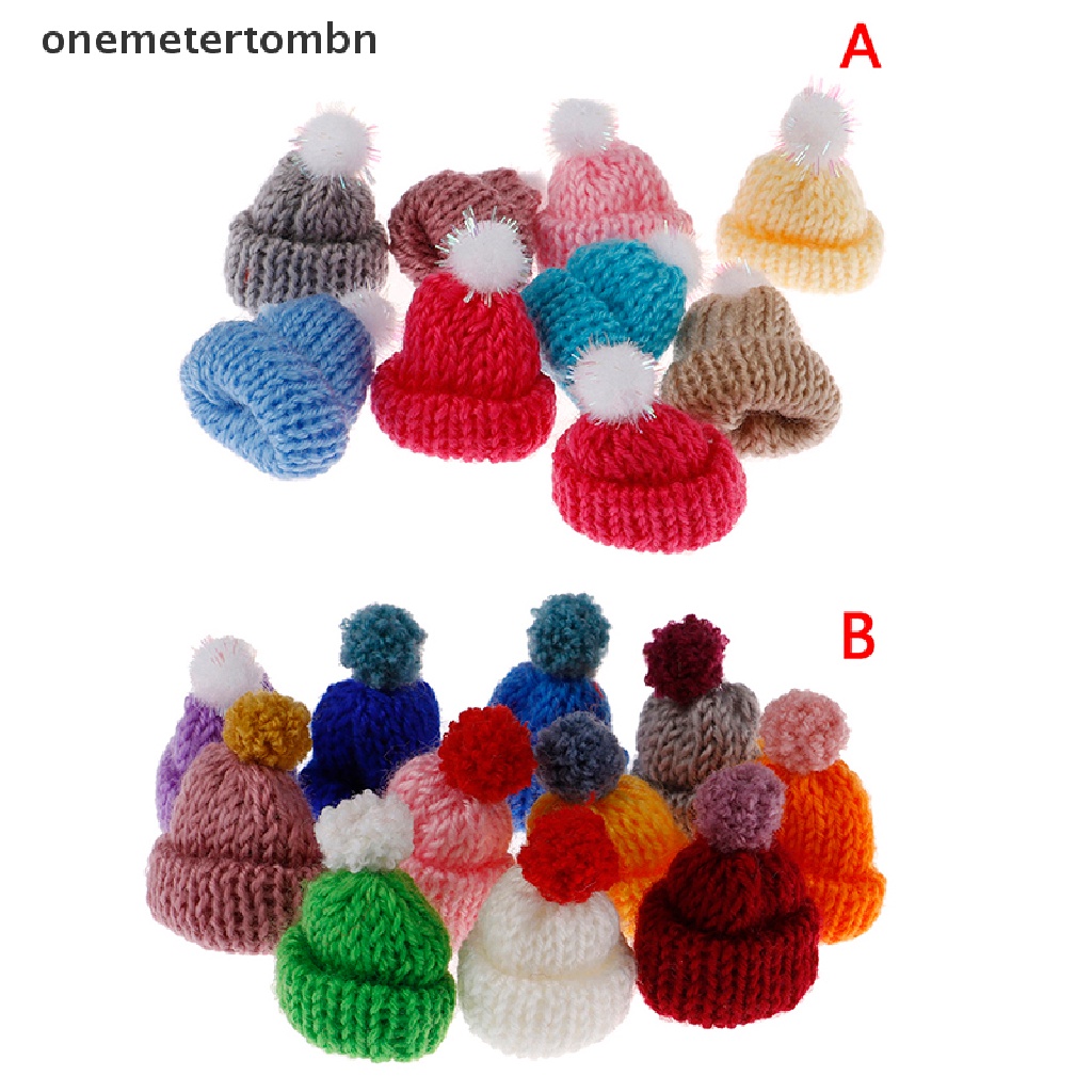 Set 10 Mũ Len Mini 3.5CM Cho Búp Bê