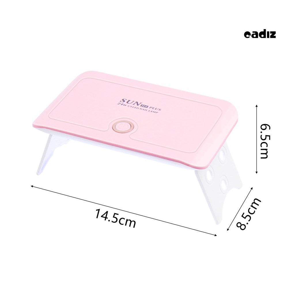 1 Bộ Đèn Sấy Khô Móng Tay Mini Sạc USB Hai Nguồn Nhanh Khô Gấp Gọn Tiện Dụng Cho Nữ