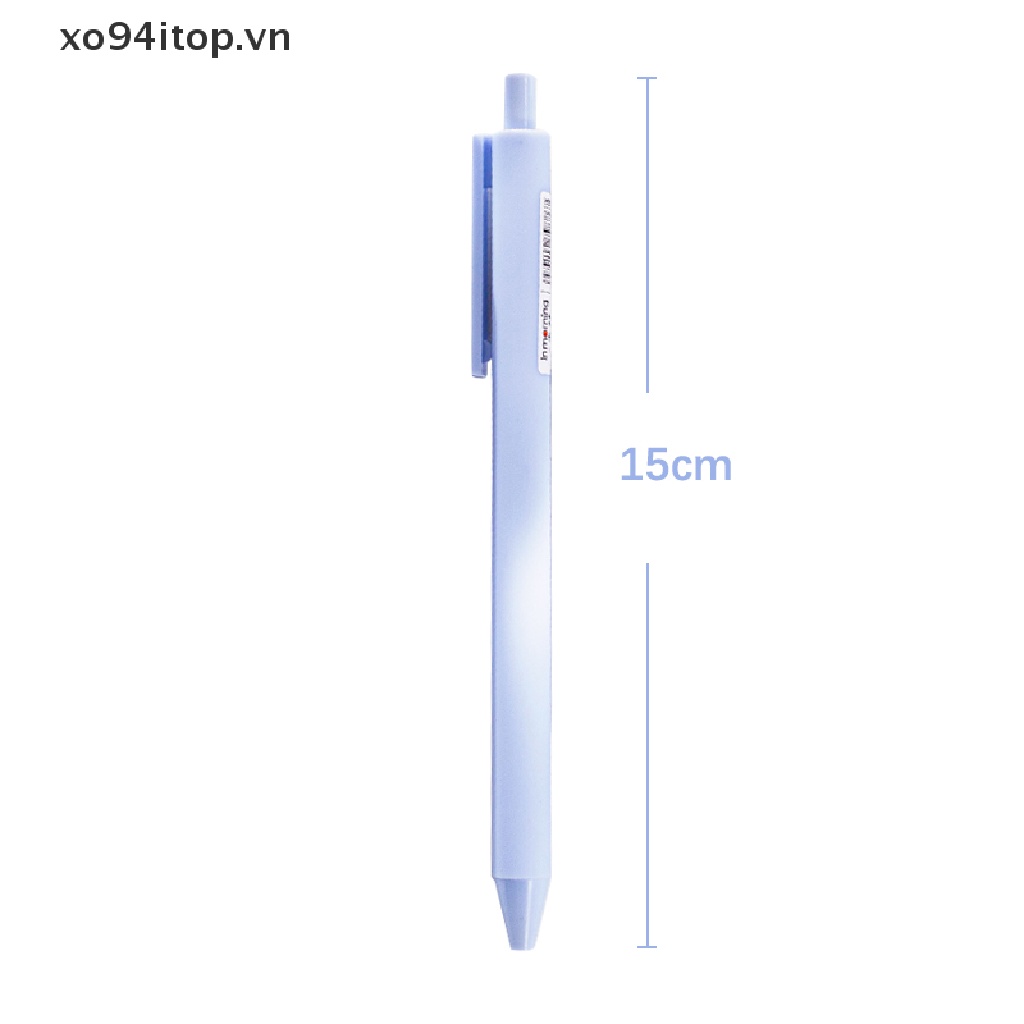 Xoitop Set 6 Bút Mực Gel Dạng Nhấn Nhiều Màu Sắc Dành Cho Học Sinh Trung Học