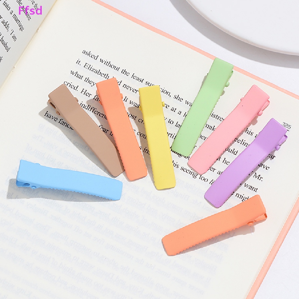 Set 10 Kẹp Tóc 4.7cm Màu Sắc Kẹo Ngọt Dành Cho Nữ