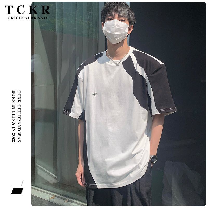 Áo Thun Tay Ngắn Màu Sắc Thời Trang Mùa Hè Cho Nam