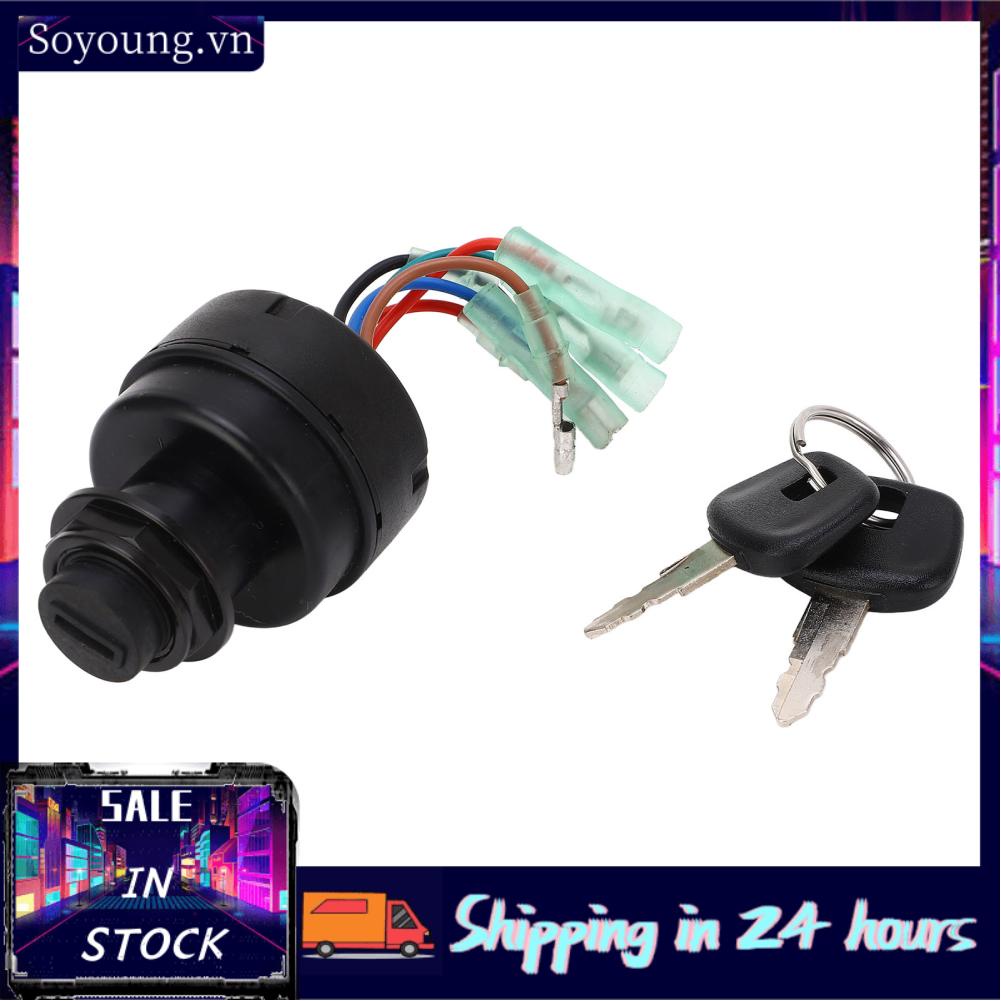 Soyoung Control Box Ignition Switch  Robust Construction Responsive Exquisite Boat Key Set 353‑76020‑3 Strong for Tohatsu RC5A