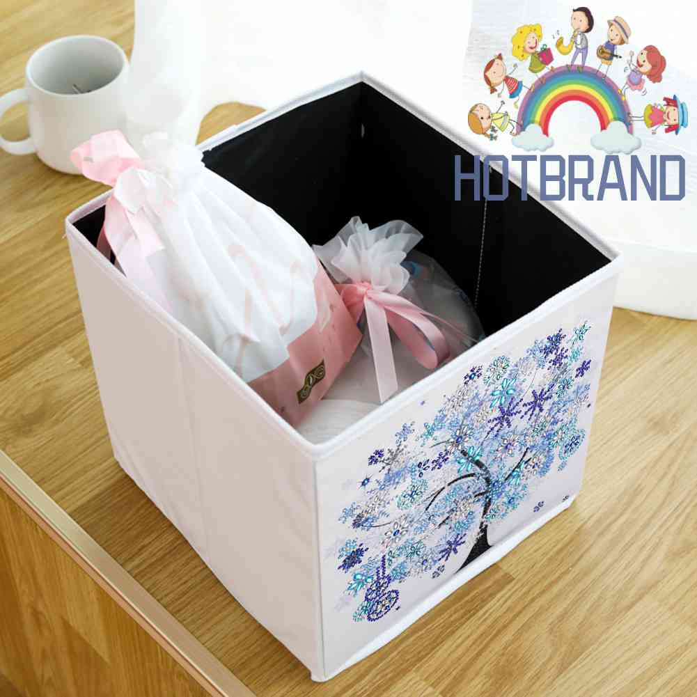 Hộp Đựng Tranh Đính Đá Tự Làm Để Bàn Sắp Xếp Gọn Gàng