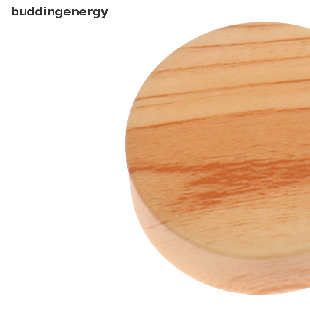 {BUDDI} 1 Hũ Thủy Tinh Đựng Mỹ Phẩm Chăm Sóc Da Có Thể Đổ Đầy Với Hạt Gỗ {BUDDI}