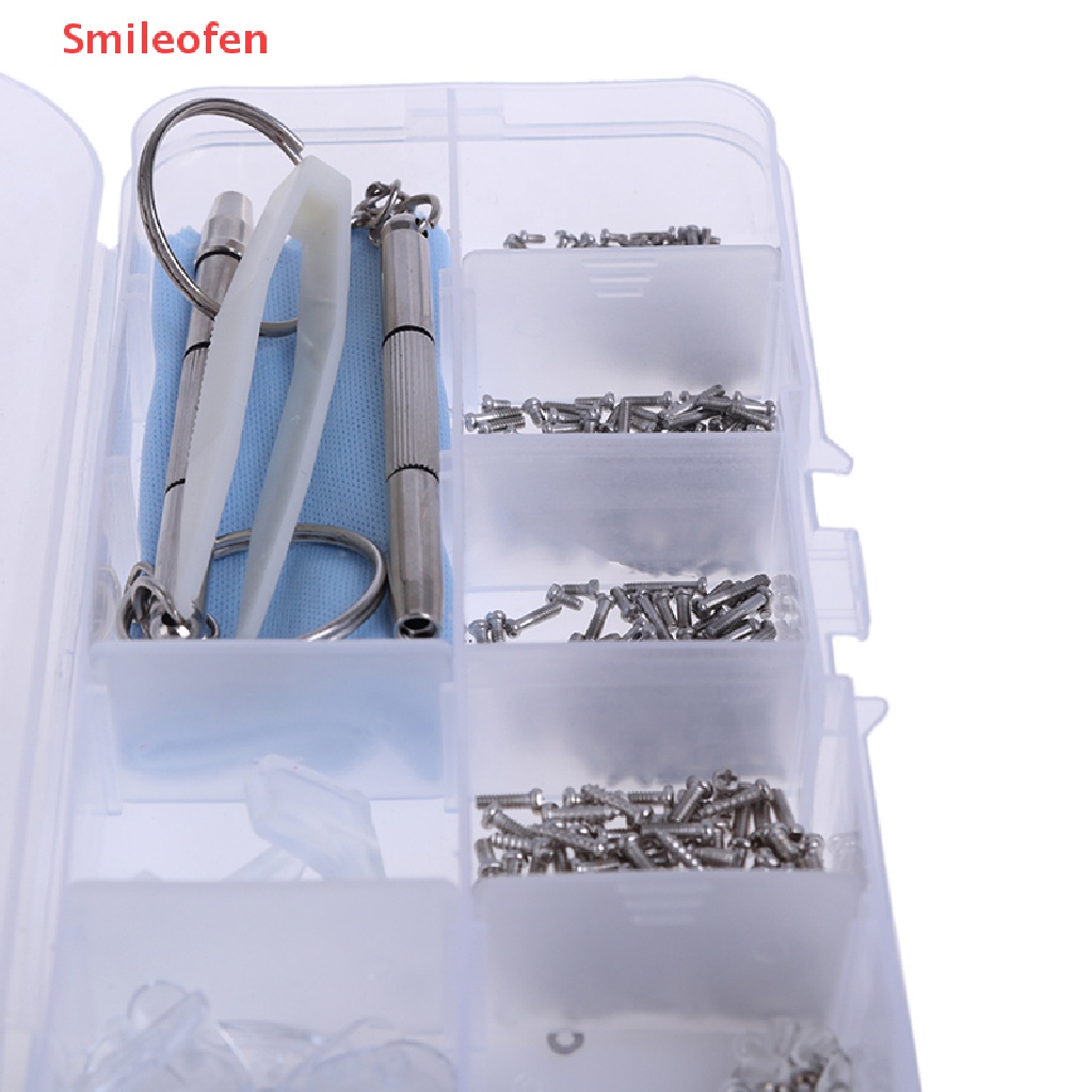 Bộ Dụng Cụ Sửa Chữa Mắt Kính Với Đai Ốc Và Đệm Mũi Mới