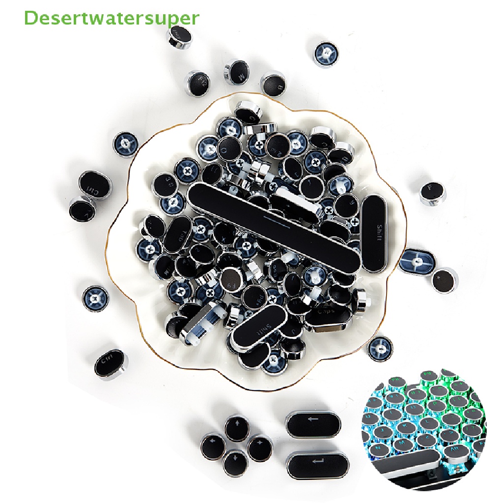 Bộ 104 Nút Bàn Phím Tròn Phong Cách Retro