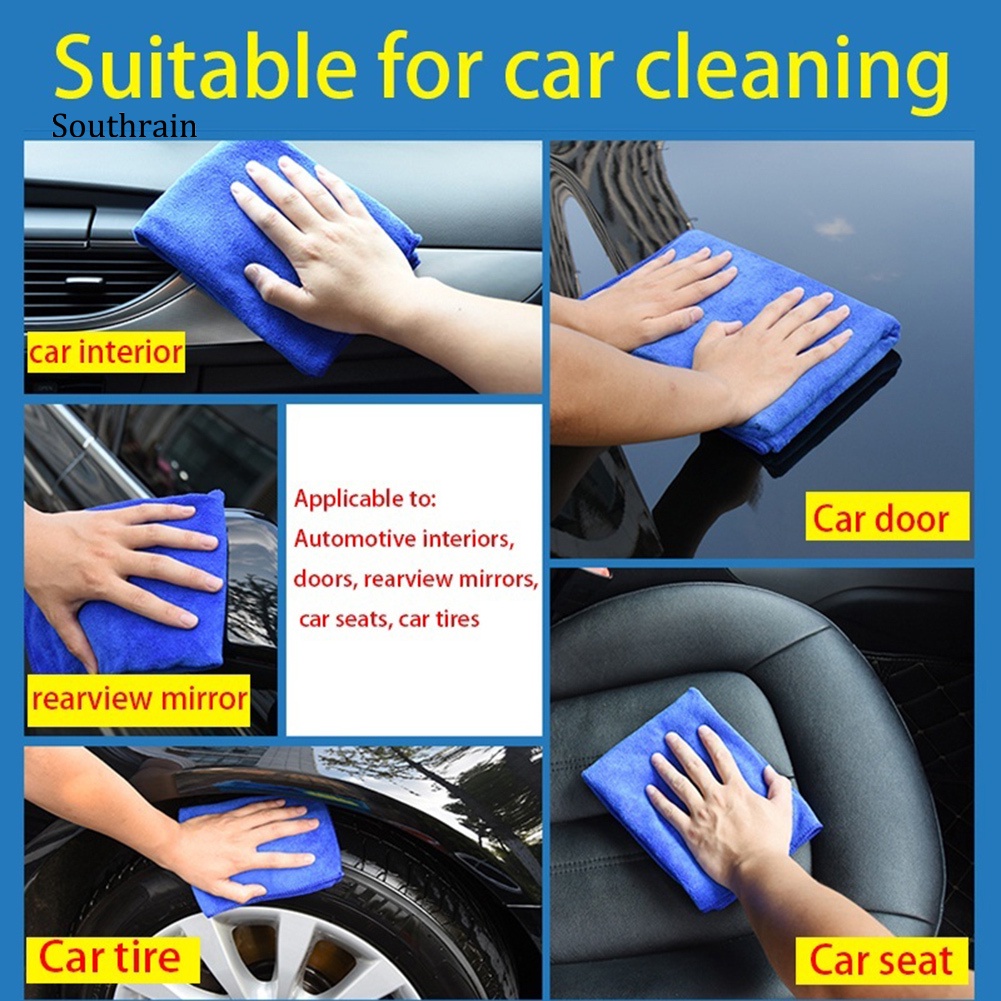 Khăn Lau Xe Hơi Bằng Sợi Microfiber Kích Thước 60x160cm