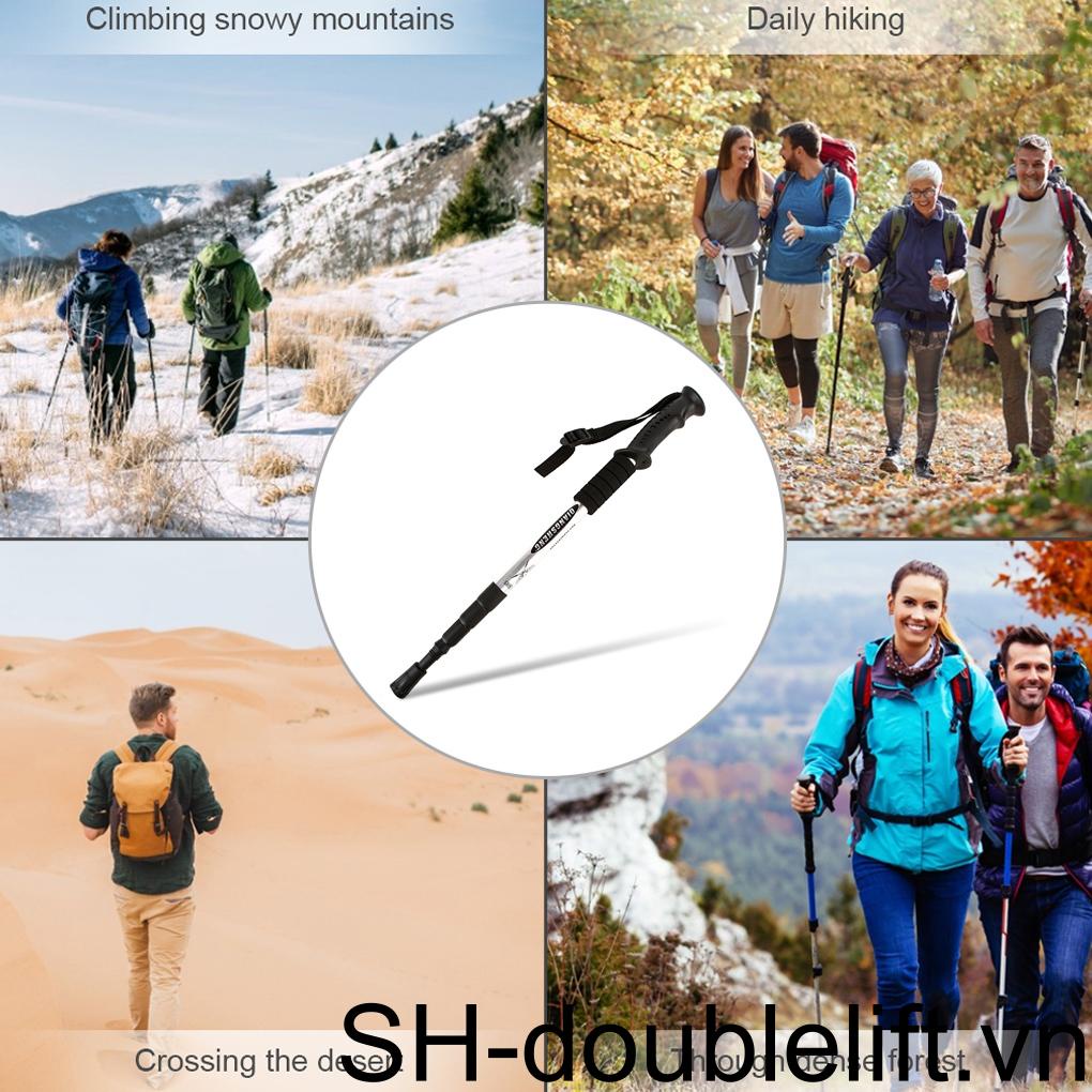 Trekking Gậy Leo Núi Chống Trượt Có Thể Thu Gọn Tiện Lợi